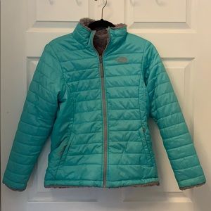Reversible North Face Girls Winter Jacket XL